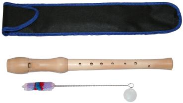 Karl Glaser Blockflöte, deutsch, Ahorn, inkl. Etui